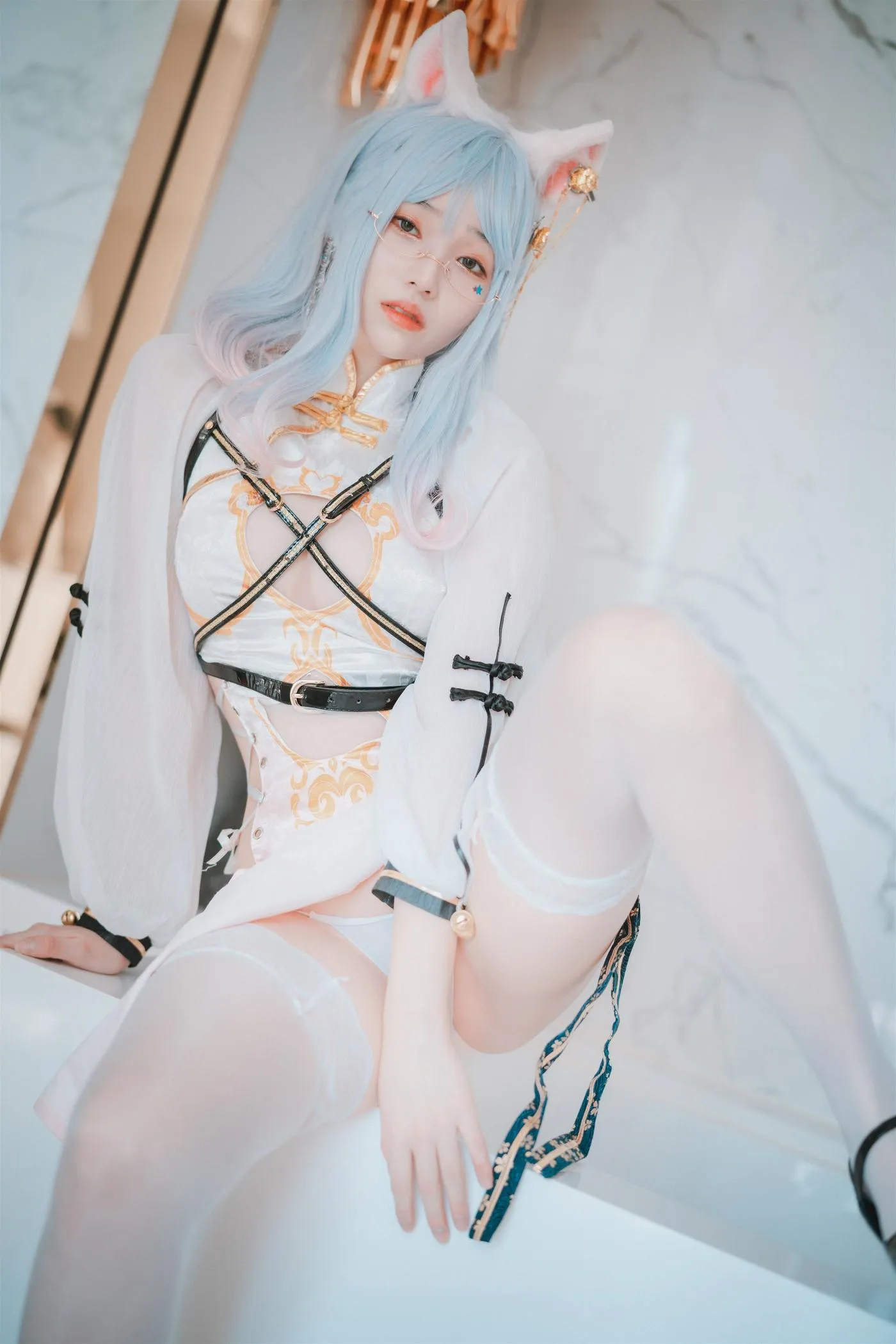 Bambi밤비 – NO.86 [DJAWA] Le Chat Porte un Qípáo [87P]插图7